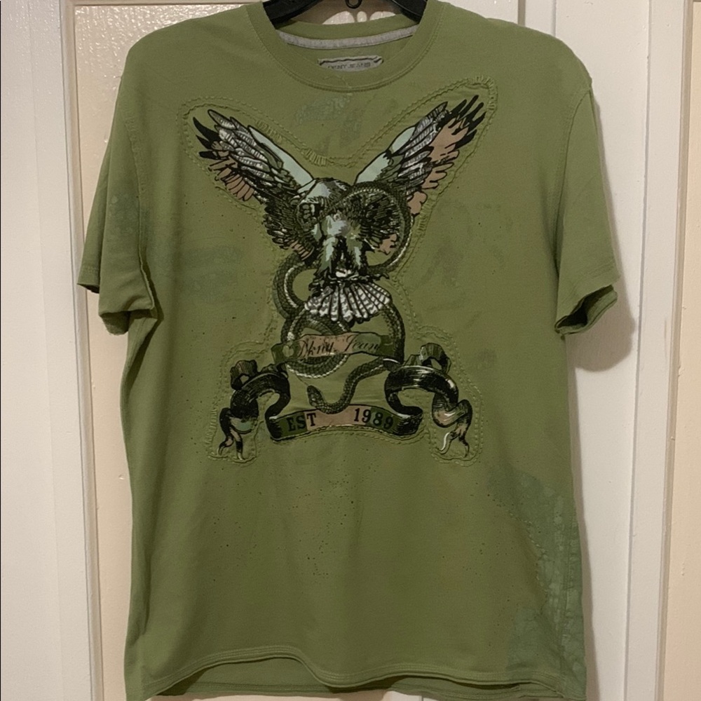 Vintage dkny mens small short sleeve shirt